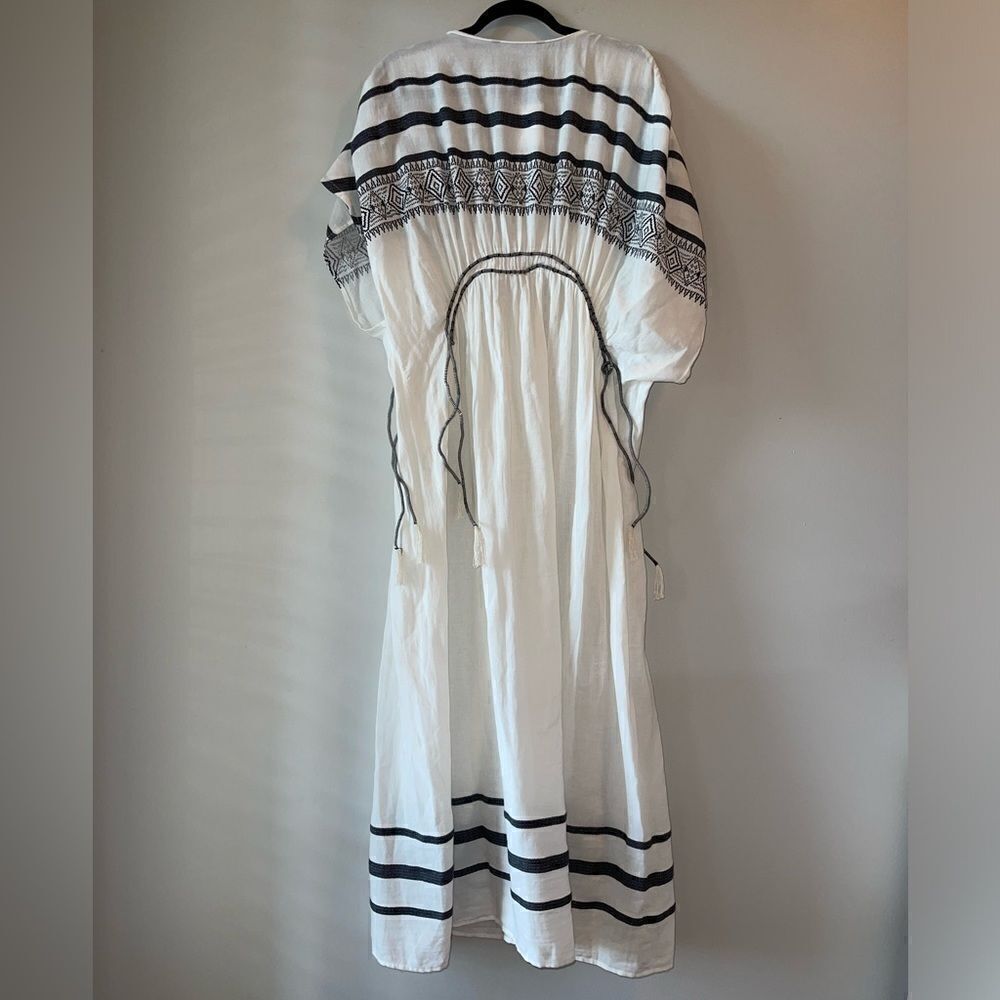 Zara BEADED KAFTAN DRESS Size M-L - Picture 10 of 12